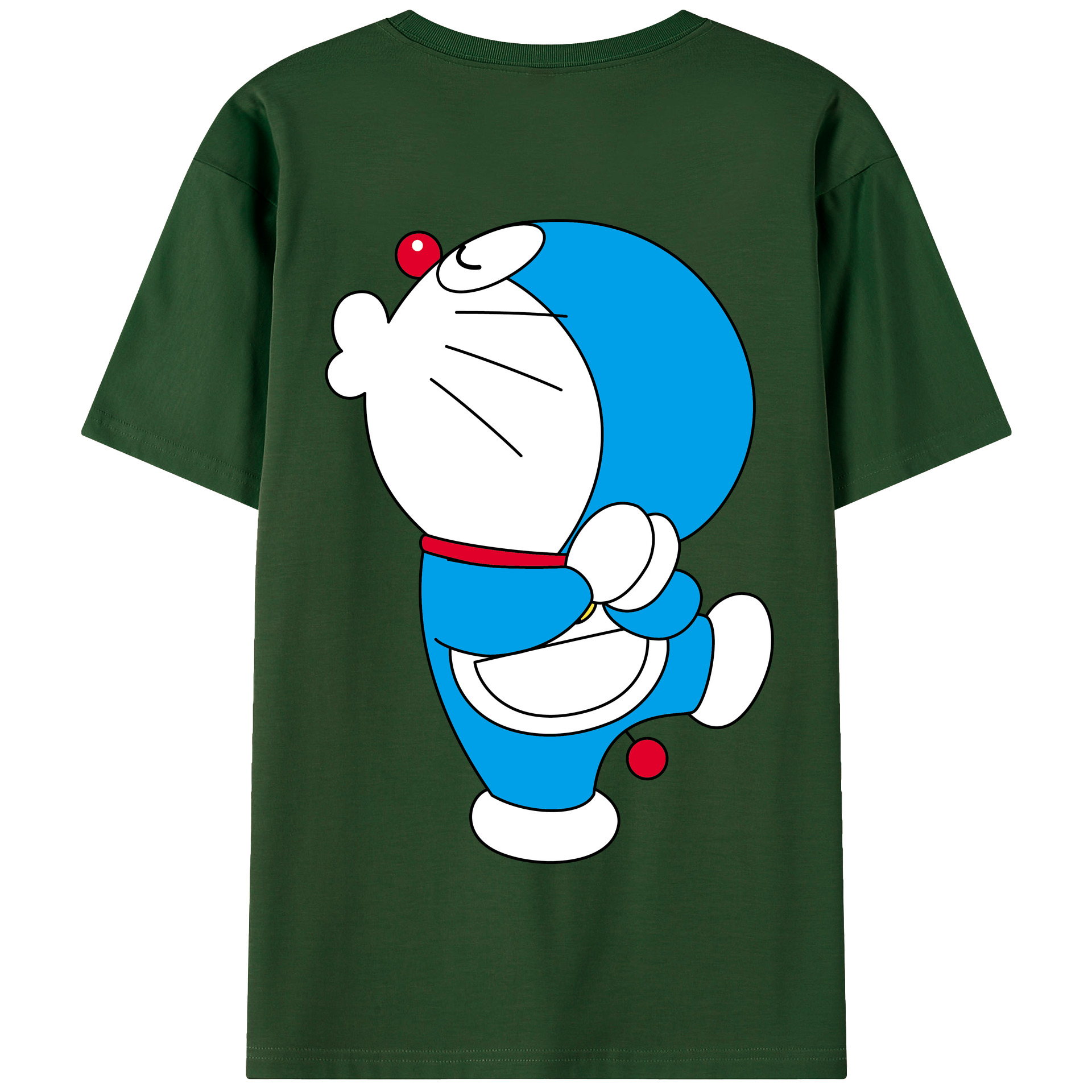 （画像用） ドラえもん Doraemon 綿100％半袖Tシャツ（背面プリント）